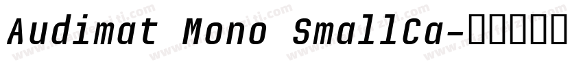Audimat Mono SmallCa字体转换